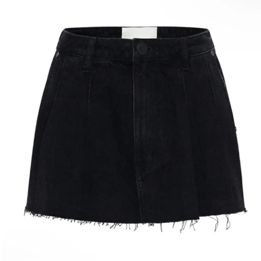 Blank NYC Black Mini Pleated Black Skirt(Size 30)